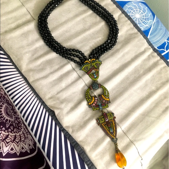 Heidi Daus Multi Swarovski Shield & Bell Necklace - Picture 13 of 15